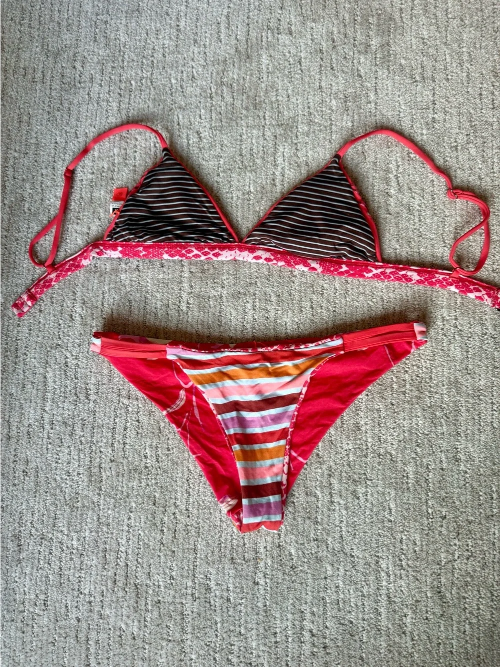 Maaji Women's Bikini Two-Piece Swim Set (top size small, bottom size medium)